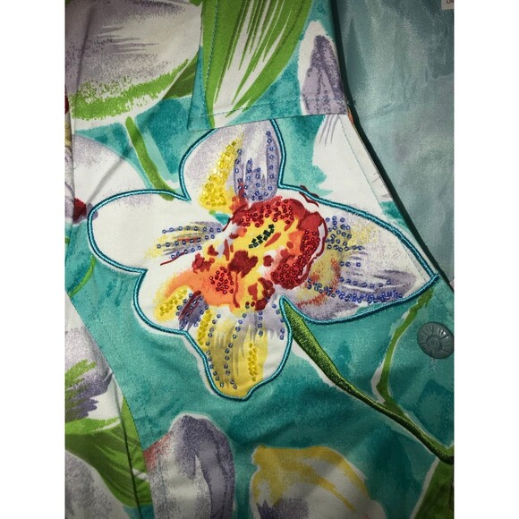 Christina Hope Floral Blazer size Large - Picture 2 of 7